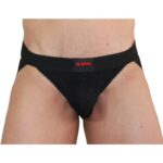 Imagen del artículo erótico BURN - 003 JOCK BRILLANTE NEGRO M de BURN en la sección MODA & LENCERÍA|Lencería Hombre|Jockstraps de Millenial Sexshop.