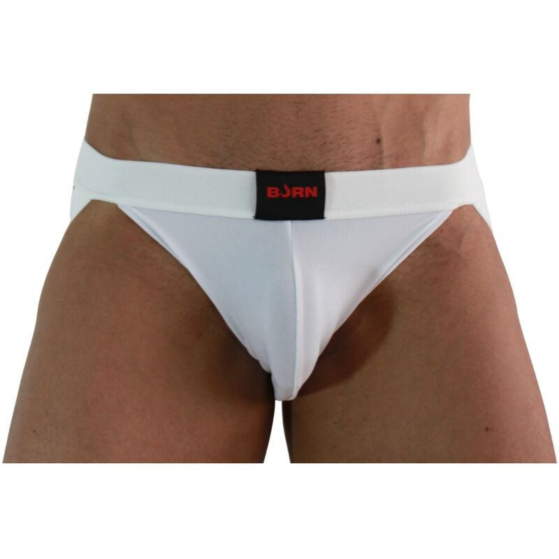 Imagen del artículo erótico BURN - 007 JOCK LYCRA BLANCO XL de BURN en la sección MODA & LENCERÍA|Lencería Hombre|Jockstraps de Millenial Sexshop.