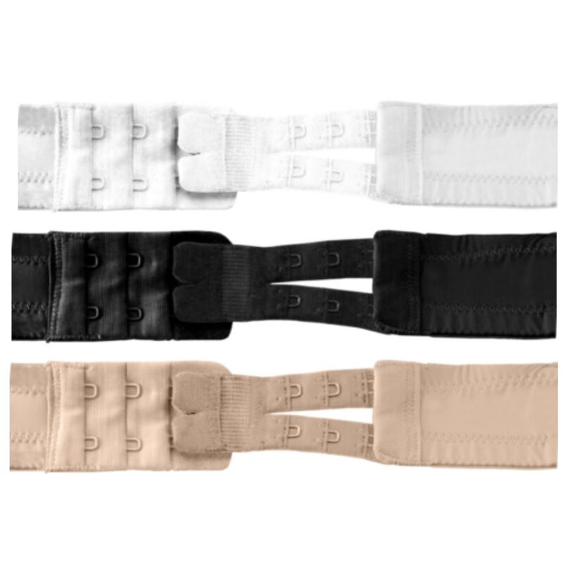 Imagen del artículo erótico BYE-BRA - EXTENSORES DE CONTORNO FLEXIBLES 2 GANCHOS 3 UDS de BYE BRA - ACCESSORIES en la sección MODA & LENCERÍA|Lencería Mujer|Lencería Sexy|Sujetadores de Millenial Sexshop.