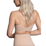 BYE-BRA - MEDIUM CONTROL SUJETADOR SIN COSTURAS BEIGE TALLA XL - Imagen 2