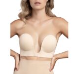 Imagen del artículo erótico BYE-BRA - SUJETADOR SIN ASAS EN U BEIGE COPA E de BYE BRA - BRAS en la sección MODA & LENCERÍA|Lencería Mujer|Lencería Sexy|Sujetadores de Millenial Sexshop.