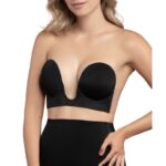 Imagen del artículo erótico BYE-BRA - SUJETADOR SIN ASAS EN U NEGRO COPA B de BYE BRA - BRAS en la sección MODA & LENCERÍA|Lencería Mujer|Lencería Sexy|Sujetadores de Millenial Sexshop.