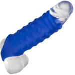 CALEXOTICS - ADMIRAL BEADED FUNDA PENE SILICONA LÍQUIDA AZUL - Imagen 5