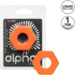 Imagen del artículo erótico CALEXOTICS - ALPHA ANILLO PROLONG SEXGONO NARANJA de CALEXOTICS en la sección JUGUETES BIENESTAR |Juguetes para Hombres|Accesorios para el pene|Anillos Pene|Anillos sin vibración de Millenial Sexshop.