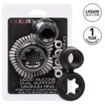 CALEXOTICS - ALPHA DUAL MAGNUM RING NEGRO - Imagen 2