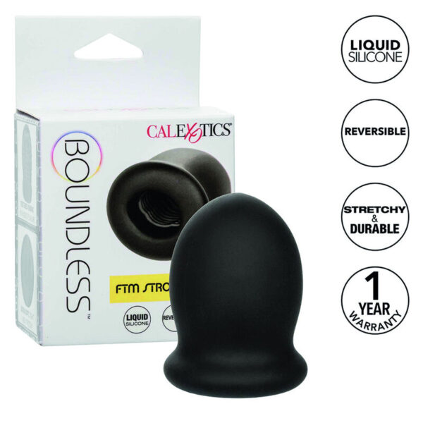 Imagen del artículo erótico CALEXOTICS - BOUNDLESS FTM STROKER REVERSIBLE 5CM de CALEXOTICS en la sección JUGUETES BIENESTAR |Juguetes para Hombres|Masturbadores varios de Millenial Sexshop.
