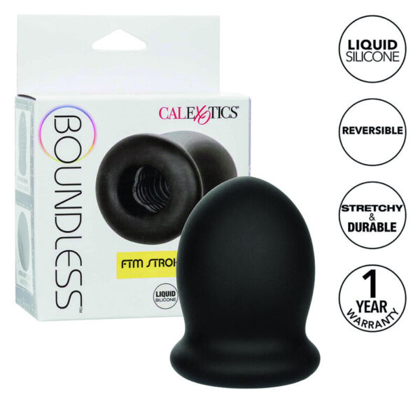 Imagen del artículo erótico CALEXOTICS - BOUNDLESS FTM STROKER REVERSIBLE 7CM de CALEXOTICS en la sección JUGUETES BIENESTAR |Juguetes para Hombres|Masturbadores varios de Millenial Sexshop.