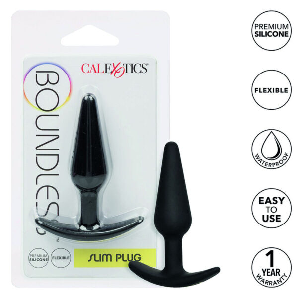 Imagen del artículo erótico CALEXOTICS - BOUNDLESS PLUG ANAL DELGADO de CALEXOTICS en la sección JUGUETES BIENESTAR |Anal|Plugs Anales de Millenial Sexshop.