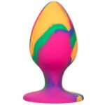 Imagen del artículo erótico CALEXOTICS - CHEEKY LARGE TIE-DYE PLUG ANAL de CALEXOTICS en la sección JUGUETES BIENESTAR |Anal|Plugs Anales de Millenial Sexshop.