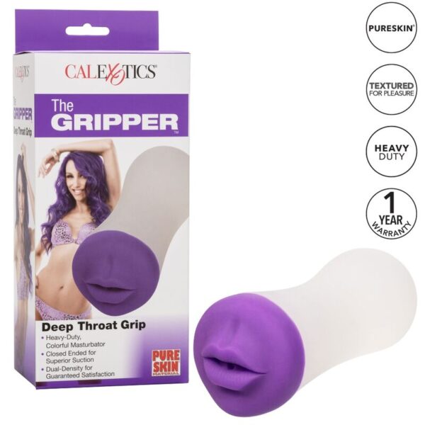 Imagen del artículo erótico CALEXOTICS - DEEP THROAT GRIP MASTURBADOR BOCA de CALEXOTICS en la sección JUGUETES BIENESTAR |Juguetes para Hombres|Vaginas con vibración de Millenial Sexshop.
