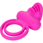 CALEXOTICS - DUAL CLIT FLICKER ENHANCER DOBLE ANILLO VIBRADOR DE SILICONA ROSA - Imagen 5