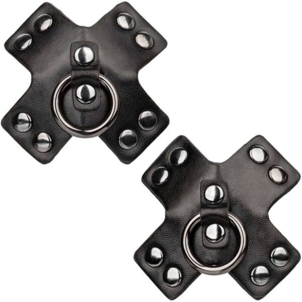 Imagen del artículo erótico CALEXOTICS - EUPHORIA PEZONERAS JUNTA TÓRICA NEGRO de CALEXOTICS en la sección MODA & LENCERÍA|Lencería Mujer|Accesorios|Pezoneras de Millenial Sexshop.