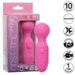 Imagen del artículo erótico CALEXOTICS - FIRST TIME MASAJEADOR RECARGABLE 10 VIBRACIONES ROSA de CALEXOTICS en la sección JUGUETES BIENESTAR |Vibradores|Vibrador WAND de Millenial Sexshop.