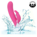 CALEXOTICS - FIRST TIME VIBRADOR RABBIT RECARGABLE ROSA - Imagen 9