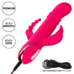 CALEXOTICS - JACK FANTASY TRIPLE VIBRADOR CALENTABLE RABBIT ROSA - Imagen 8