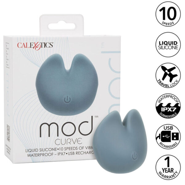 Imagen del artículo erótico CALEXOTICS - MOD CURVE ESTIMULADOR AZUL de CALEXOTICS en la sección JUGUETES BIENESTAR |Juguetes para Mujeres|Estimuladores|Para Clítoris de Millenial Sexshop.