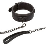 CALEXOTICS - NOCTURNAL COLLAR Y CORREA CUERO AJUSTABLE NEGRO - Imagen 3