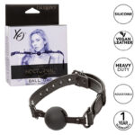 Imagen del artículo erótico CALEXOTICS - NOCTURNAL MORDAZA DE BOLA SILICONA NEGRO de CALEXOTICS en la sección BDSM & BONDAGE |Bondage|Mordazas de Millenial Sexshop.