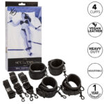 Imagen del artículo erótico CALEXOTICS - NOCTURNAL RESTRICCIONES DE CAMA CUERO AJUSTABLE NEGRO de CALEXOTICS en la sección BDSM & BONDAGE |Bondage|Sets Bondage de Millenial Sexshop.