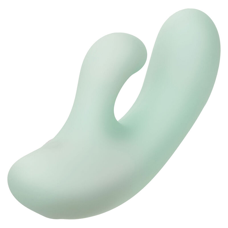 Imagen del artículo erótico CALEXOTICS - PACIFICA FIJI VIBRADOR Y ESTIMULADOR PUNTO G 10 VIBRACIONES AQUA de CALEXOTICS en la sección JUGUETES BIENESTAR |Vibradores|Vibradores Punto G de Millenial Sexshop.