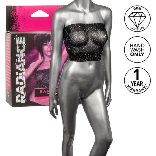 Imagen del artículo erótico CALEXOTICS - RADIANCE TOP BANDEAU PEDRERÍA de CALEXOTICS en la sección MODA & LENCERÍA|Lencería Mujer|Lencería Sexy de Millenial Sexshop.