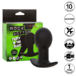 Imagen del artículo erótico CALEXOTICS - ROCK BOTTOM PLUG ANAL 10 VIBRACIONES SILICONA NEGRO de CALEXOTICS en la sección JUGUETES BIENESTAR |Anal|Plugs Anales de Millenial Sexshop.