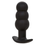 CALEXOTICS - ROCK BOTTOM PLUG ANAL CON CUENTAS 10 VIBRACIONES SILICONA NEGRO - Imagen 2