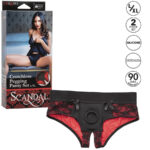 CALEXOTICS - SCANDAL SET DE BRAGUITAS SIN ENTREPIERNAS CON DILDO TALLA L/XL - Imagen 7