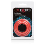 CALEXOTICS - SET TRES ANILLAS ERECCIÓN ROJO - Imagen 4