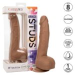 Imagen del artículo erótico CALEXOTICS - SILICONE STUDS 20.32 CM BROWN de CALEXOTICS en la sección JUGUETES BIENESTAR |Dildos sin Vibración de Millenial Sexshop.