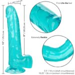 CALEXOTICS - SIZE QUEEN DILDO AZUL 20.3 CM - Imagen 6