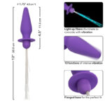 CALEXOTICS - SOUTHERN LIGHTS LIGHT UP PLUG ANAL CON LUCES 10 VIBRACIONES SILICONA VIOLETA - Imagen 6
