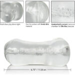 CALEXOTICS - STROKE IT MASTURBADOR VAGINA/ANO TRASLÚCIDO - Imagen 3