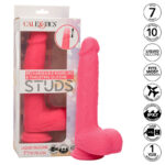 Imagen del artículo erótico CALEXOTICS - STUDS VIBRADOR REALÍSTICO 10 VIBRACIONES Y ROSA de CALEXOTICS en la sección JUGUETES BIENESTAR |Vibradores|Vibradores Realisticos de Millenial Sexshop.