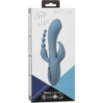 CALEXOTICS - VIBRADOR TRIPLE ÉXTASIS GRIS - Imagen 11