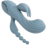 CALEXOTICS - VIBRADOR TRIPLE ÉXTASIS GRIS - Imagen 6