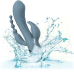 CALEXOTICS - VIBRADOR TRIPLE ÉXTASIS GRIS - Imagen 8