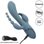 CALEXOTICS - VIBRADOR TRIPLE ÉXTASIS GRIS - Imagen 10