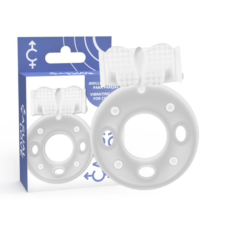 Imagen del artículo erótico CASUAL LOVE - ANILLO 34 TRANSPARENTE de CASUAL LOVE en la sección JUGUETES BIENESTAR |Juguetes para Hombres|Accesorios para el pene|Anillos Pene|Anillos con Vibración de Millenial Sexshop.