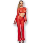 Imagen del artículo erótico CHILIROSE - CR 4648 TOP & PANTALON ROJO S/L de CHILIROSE SETS en la sección MODA & LENCERÍA|Lencería Mujer|Lencería Sexy|Top y parte inferior de Millenial Sexshop.