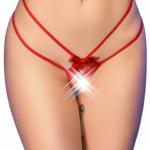 CHILIROSE - CR 4695 BABYDOLL & TANGA CROTCHLESS ROJO S/M - Imagen 2