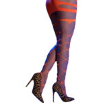 CHILIROSE - CR 4706 MEDIAS CABARET NARANJA S/M - Imagen 2