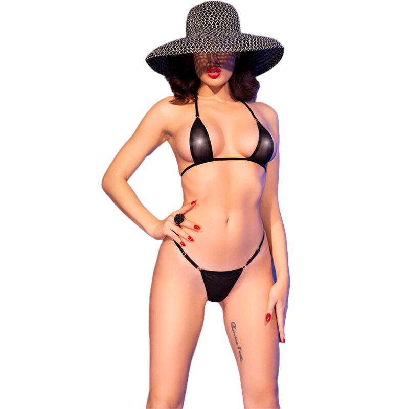 Imagen del artículo erótico CHILIROSE - CR 4840 MICRO BIKINI NEGRO S/M de CHILIROSE SUMMER en la sección MODA & LENCERÍA|Lencería Mujer|Trajes de baño|Micro bikini de Millenial Sexshop.