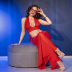 CHILIROSE - CR 4857 SET TOP Y PANTALONES ROJO TALLA M - Imagen 8