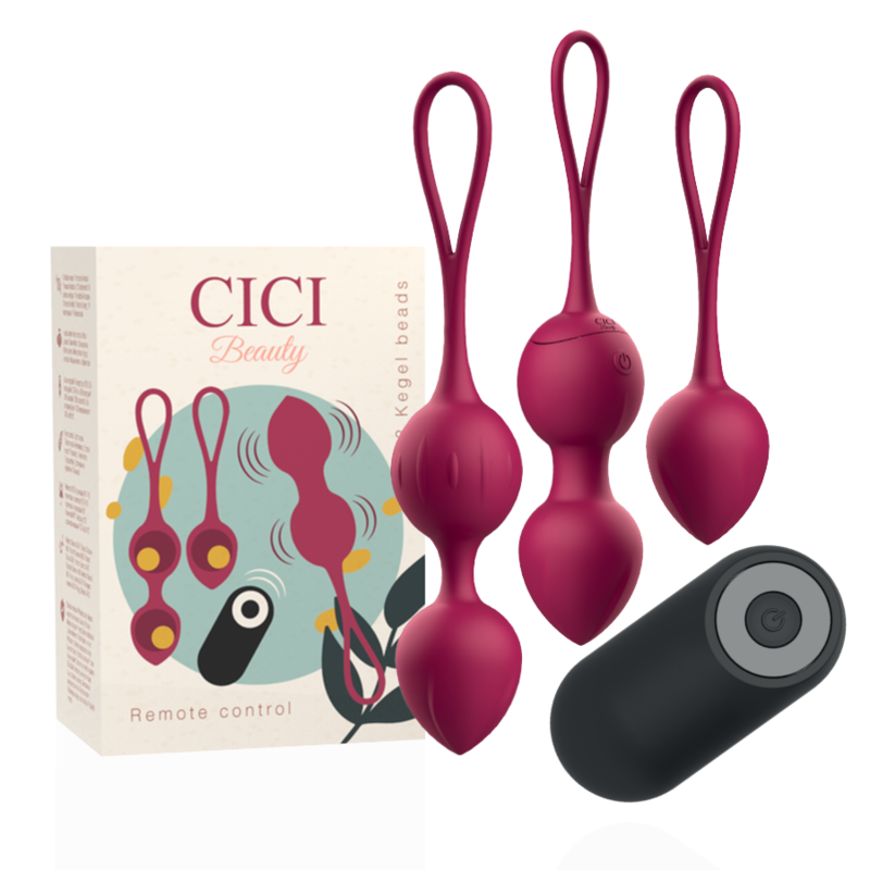 CICI BEAUTY - PREMIUM SILICONE 3 VIBRATING KEGEL BEADS REMOTE CONTROL-MillenialSexshop-CICI BEAUTY Imagen del artículo erótico CICI BEAUTY - PREMIUM SILICONE 3 VIBRATING KEGEL BEADS REMOTE CONTROL de CICI BEAUTY en la sección JUGUETES BIENESTAR |Vibradores|Vibradores control remoto de Millenial Sexshop.