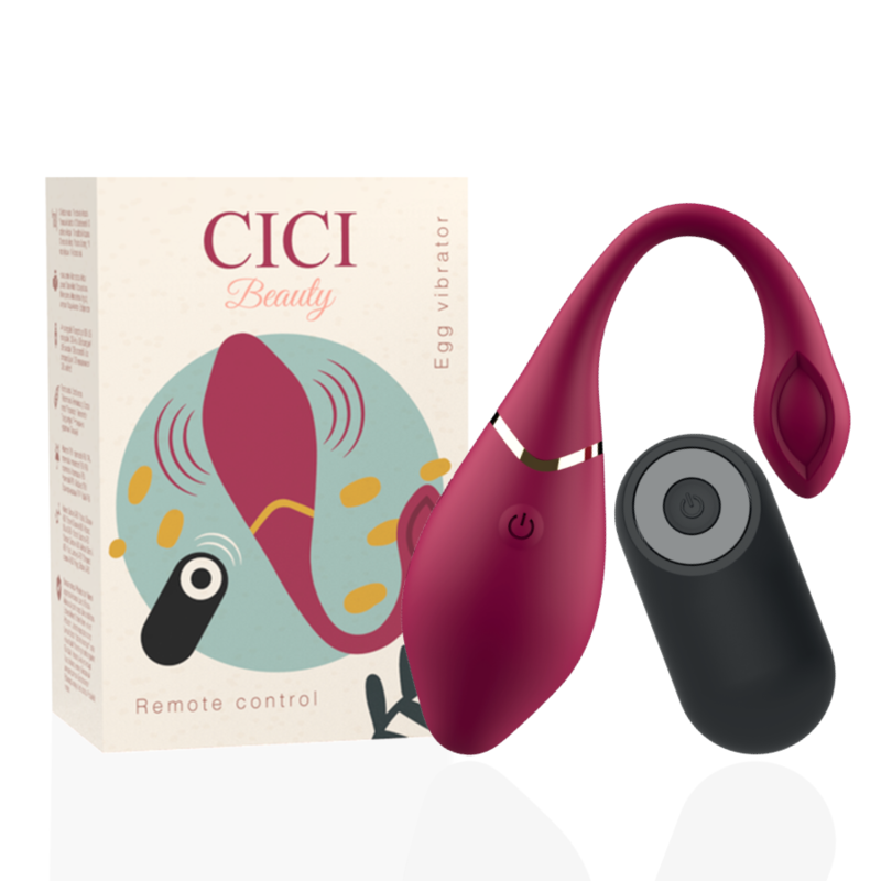 Imagen del artículo erótico CICI BEAUTY - PREMIUM SILICONE EGG VIBRATOR REMOTE CONTROL de CICI BEAUTY en la sección JUGUETES BIENESTAR |Vibradores|Vibradores control remoto de Millenial Sexshop.
