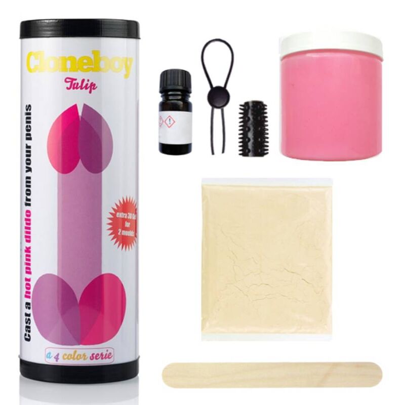 Imagen del artículo erótico CLONEBOY - DILDO TULIP ROSA INTENSO de CLONEBOY en la sección JUGUETES BIENESTAR |Dildos sin Vibración|Clonador Pene de Millenial Sexshop.