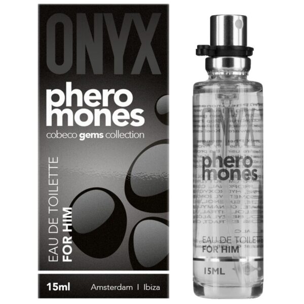 Imagen del artículo erótico COBECO - ONYX PERFUME FEROMONAS PARA EL 15 ML de COBECO - MALE en la sección DROGUERÍA |Perfumes de Millenial Sexshop.