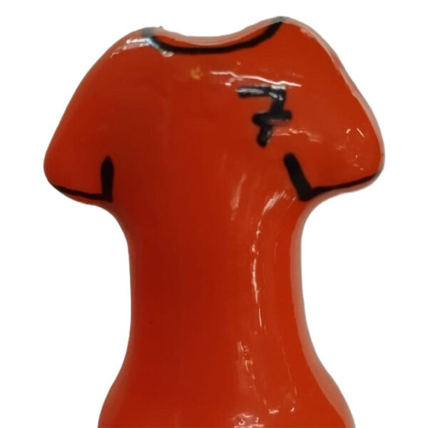 Imagen del artículo erótico CONDOMERIE - PRESERVATIVO DECORATIVO PINTADO A MANO CAMISA NARANJA de CONDOMERIE en la sección PRESERVATIVOS |Preservativos Divertidos de Millenial Sexshop.