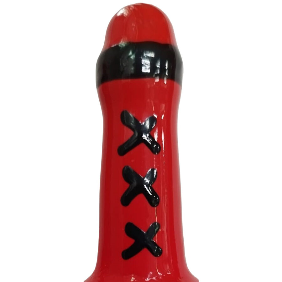 Imagen del artículo erótico CONDOMERIE - PRESERVATIVO DECORATIVO PINTADO A MANO MSTERDAM ROJO de CONDOMERIE en la sección PRESERVATIVOS |Preservativos Divertidos de Millenial Sexshop.